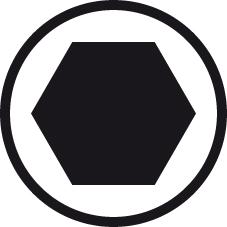 Jeu de tournevis à tête sphérique 6 pièces 