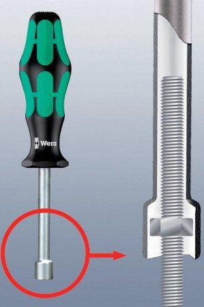 Jeu de tournevis à douilles HOLO 7 pièces 