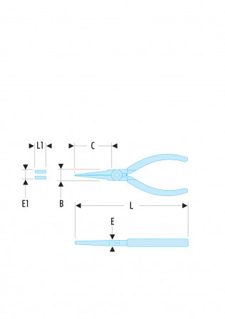 Pince de préhension Micro-Tech® à becs extra-longs