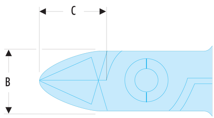 Pince coupantes Micro-Tech® «&nbsp;pointues&nbsp;»