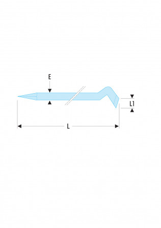 Pince-levier contrecoudées - Corps rond