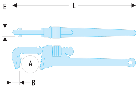 Clé modèles «&nbsp;Américain&nbsp;» - Fonte