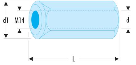 Adaptateur pour embouts filetés