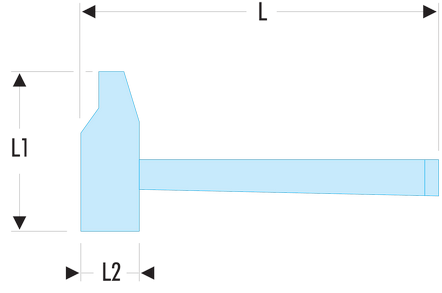 Marteau de mécanicien rivoir manche graphite