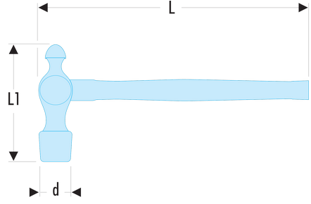 Marteau de mécanicien tête boule