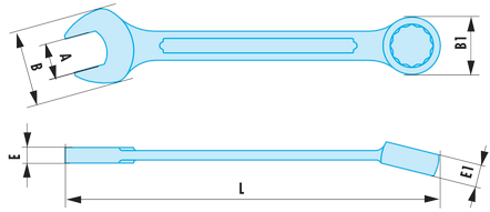 Clé mixtes métriques ADF