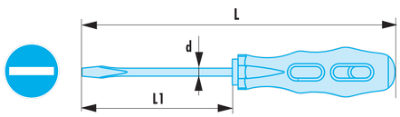 Tournevis pour vis à fente ADF