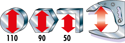 Pince-étau à becs longs