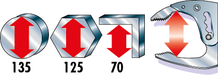 Pince-étau grande capacité