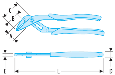 Pince multiprises «&nbsp;grande capacité&nbsp;»