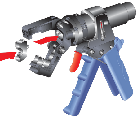 Pince à sertir hydraulique