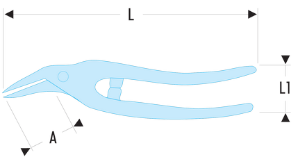 Cisaille chantourneuse 26cm
