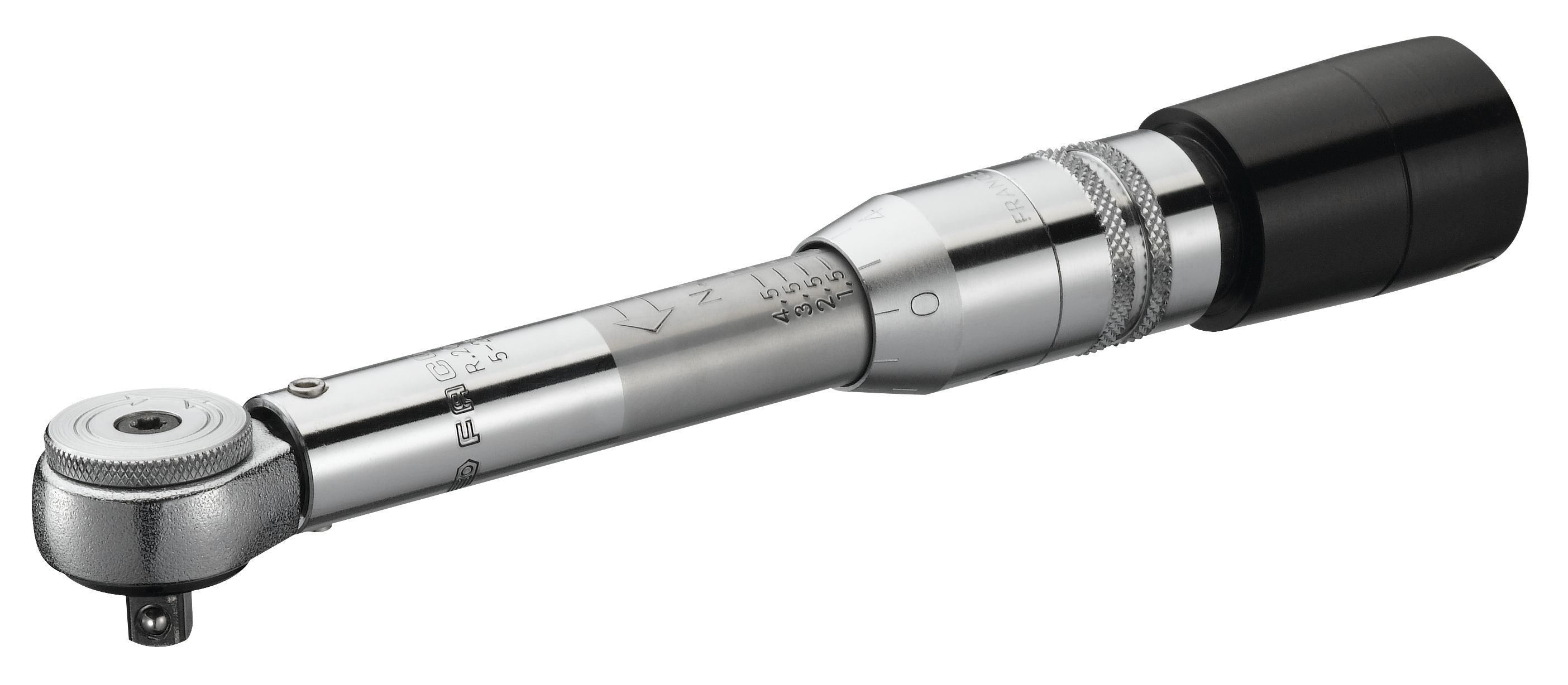 Clé à déclenchement «&nbsp;faibles couples&nbsp;» avec cliquet fixe