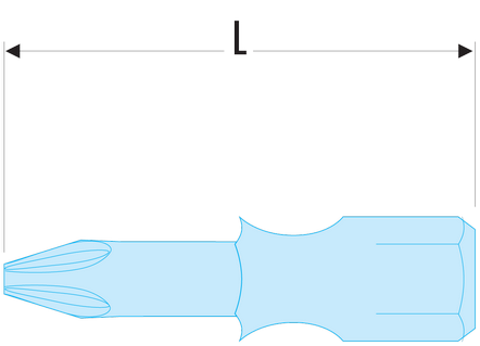 Embout High Perf' série 1 pour vis cruciformes Pozidriv®