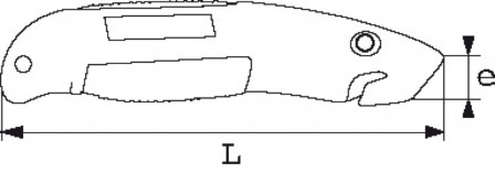 couteau retractable bimatiere