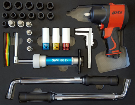 composition mécanicien pour roues et disques