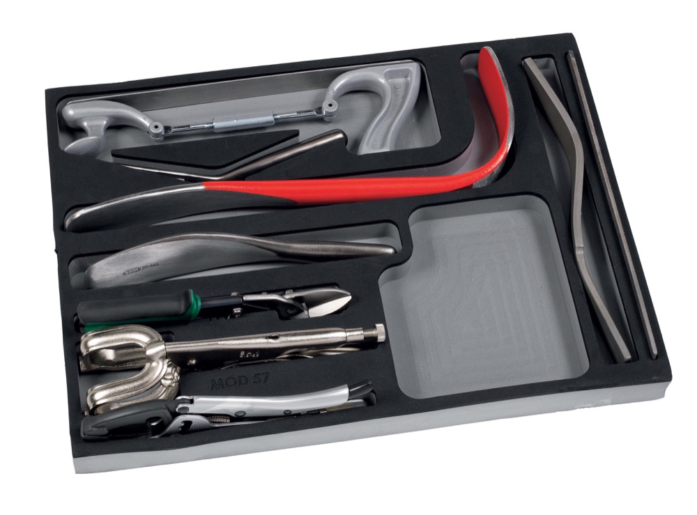 module 9 outils carrosserie lime, tas