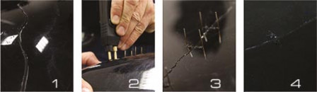 agrafe auto-cassante en u de diametre 0,6mm