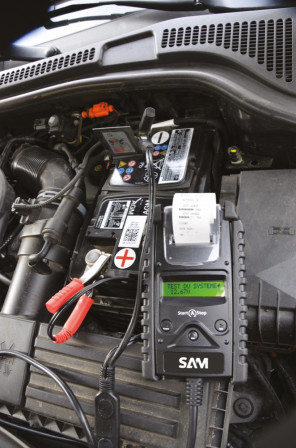 testeur de batterie «&nbsp;start and stop&nbsp;» 6-12v-24v avec imprimante