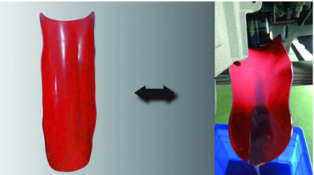 entonnoir flexible a memoire de forme