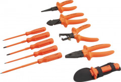 11 outils isoles dans sacoche toile