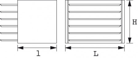 coffre vide 5 tiroirs