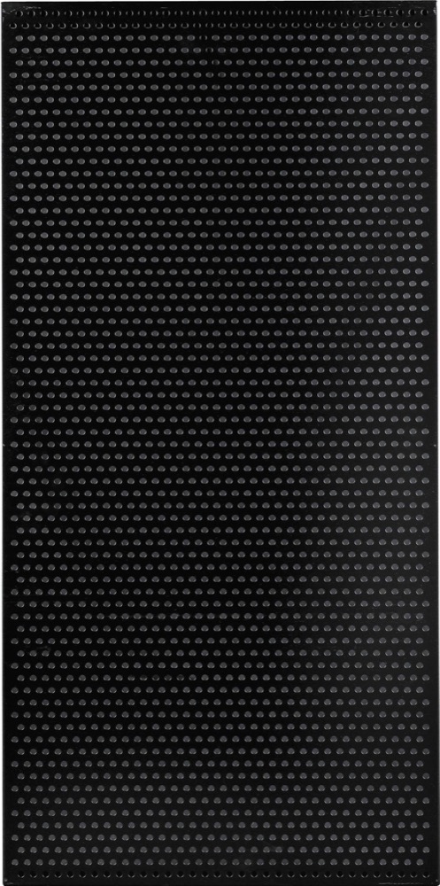 panneau uni noir perforé 1000 x 600 mm