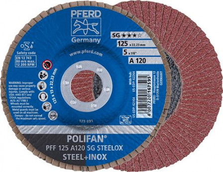 Disque à lamelles A120SG droit 125mm G120 