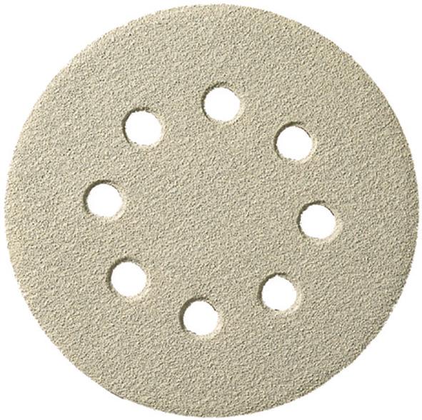 Disque auto-agrippant peint 125mm K180 8 trous FORUM