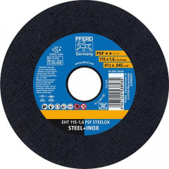 Meule à tronçonner droite A46PPFS-INOX 115x1,6mm 