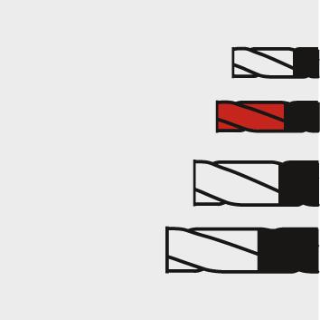 Fraise cyl. alu D844B K A CtR 10,00mm 