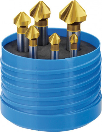 Jeu fr. con. D335C HSS Ti N 6,3-25,0mm 90G 5pcs 