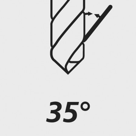 Foret hélicoïdal profil r ectifié rectifié, type Ti HSSE D3388,4mm 