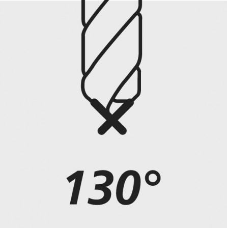 Foret hélicoïdal D1869 t ype TF Acier rapide 10,0x 340mm 