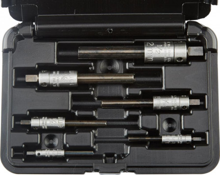 Jeu d'extracteurs de tarauds pour tarauds à main M4-M12 