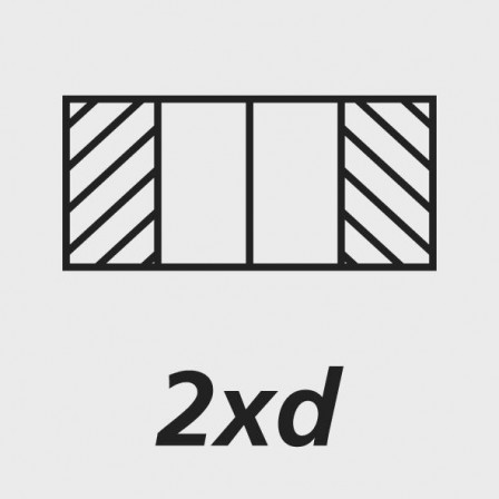 Taraud M D371B HSSE M6 VA TiN 