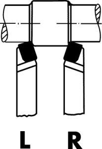 Outil tourn. carb DIN4971 dr 32x32x170mm P25/30 