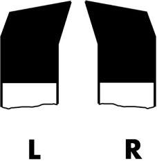 Outil to. ang. droite similaire à DIN4965 HSSE 16x16x140mm 