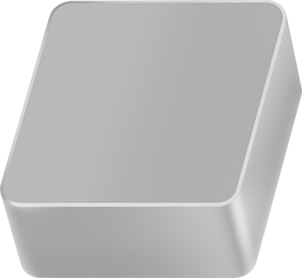 Plaquettes de tournage Céramique – Rhombiques négatives 80°