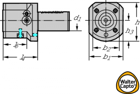 Unités de serrage VDI DIN 69880