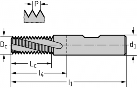 Fraises à fileter monobloc