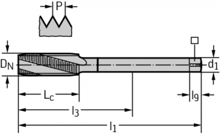 Tarauds machine HSS-E