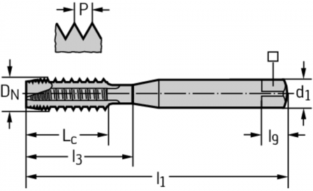 Tarauds machine HSS-E