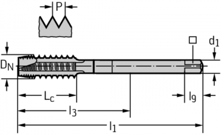 Tarauds machine HSS-E