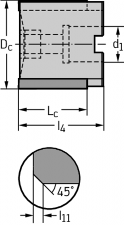 Fraises à dresser hélicoïdales brasées