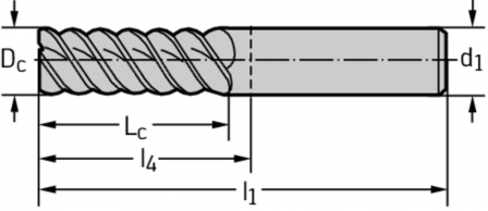 Fraises à dresser en carbure monobloc 5543426