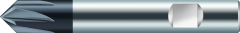 Fraise à chanfreiner 60° en carbure monobloc