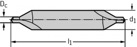 Foret à centrer en HSS