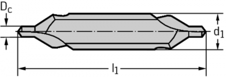 Foret à centrer en HSS