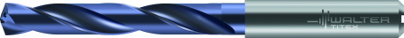 Foret en carbure monobloc avec lubrification centrale de refroidissement